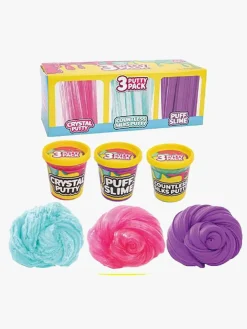 Lærerig Leg|Eksperimenter & Videnskab|Suntoy Klemmeslime 3-pak Flerfarvet