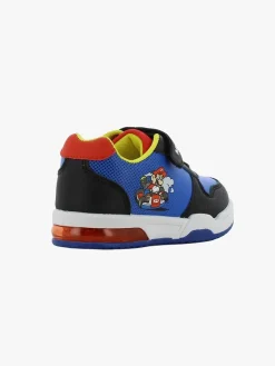 Børn SuperMario Sneakers-Super Mario Blinkende Sneakers, Black/Cobalt Blue
