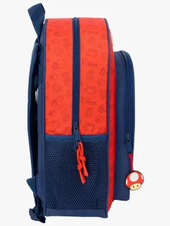 Tasker|SuperMario Super Mario Junior Rygsæk 15L Trick, Mørkeblå/Rød