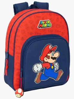 Børn SuperMario Tasker-Super Mario Small Rygsæk 9,5L Trick, Mørkeblå/Rød