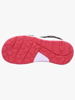 Børn Superfit Sandaler & Klipklapper-Criss Cross Sandaler, Grey/Pink