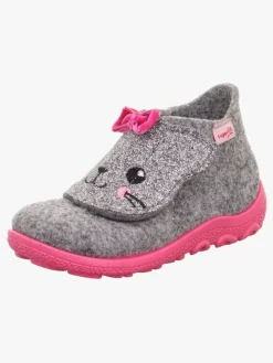 Hjemmesko|Superfit Happy Octi Indesko, Grey/Pink Grå