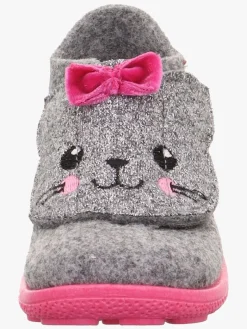 Hjemmesko|Superfit Happy Octi Indesko, Grey/Pink Grå