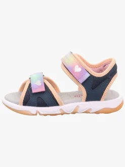 Sandaler & Klipklapper|Superfit Pebbles Sandaler, Blå/Orange