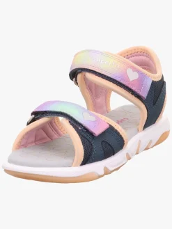 Sandaler & Klipklapper|Superfit Pebbles Sandaler, Blå/Orange