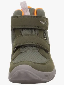 Børn Superfit Støvler & Vinterstøvler-Trace Mid GTX Forede Sneakers, Green/Orange
