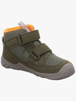 Børn Superfit Støvler & Vinterstøvler-Trace Mid GTX Forede Sneakers, Green/Orange