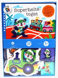 Bøger|GlobeForlaget Superheltetoget - Bog med puslespil