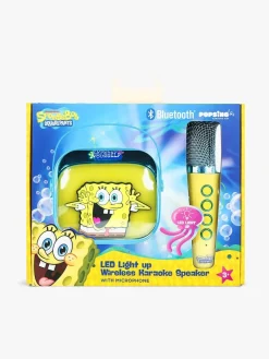OTLTechnologies Elektronik & Media-SvampeBob Firkant Popsing Karaokesæt med LED-lys