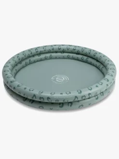 Vandleg|SwimEssentials Swim Essentials Badebassin 100 cm, Green Leopard Grøn