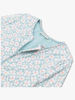 Uv & Strand|SwimEssentials Swim Essentials Badedragt, Florish Green Flerfarvet