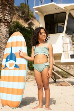 SwimEssentials Vandleg-Swim Essentials Oppustelig Surfbræt Tropic Shark 120 cm