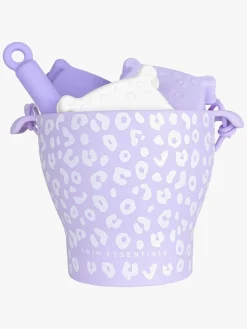 Udelegetøj|SwimEssentials Swim Essentials Strandsæt 4 Dele, Purple Leopard