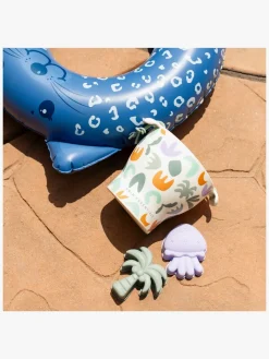 Vandleg|SwimEssentials Badering, Blue Leopard Animal Blå