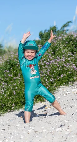 Børn Swimpy Uv & Strand-Pippi UV-Sæt 2 Dele, Grøn