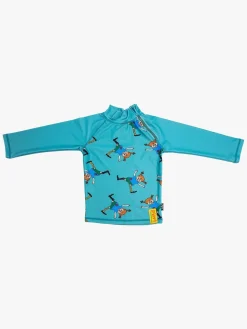 Børn Swimpy Uv & Strand-Pippi UV-Trøje, Petrol