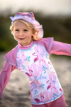 Børn Swimpy Uv & Strand-UV-Hat UPF50+, Lyserød