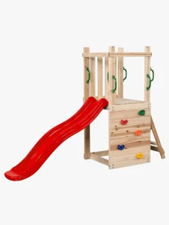 Udeleg|SwingKing Swing King Klatretårn Mari med Rød Rutsjebane 175 cm