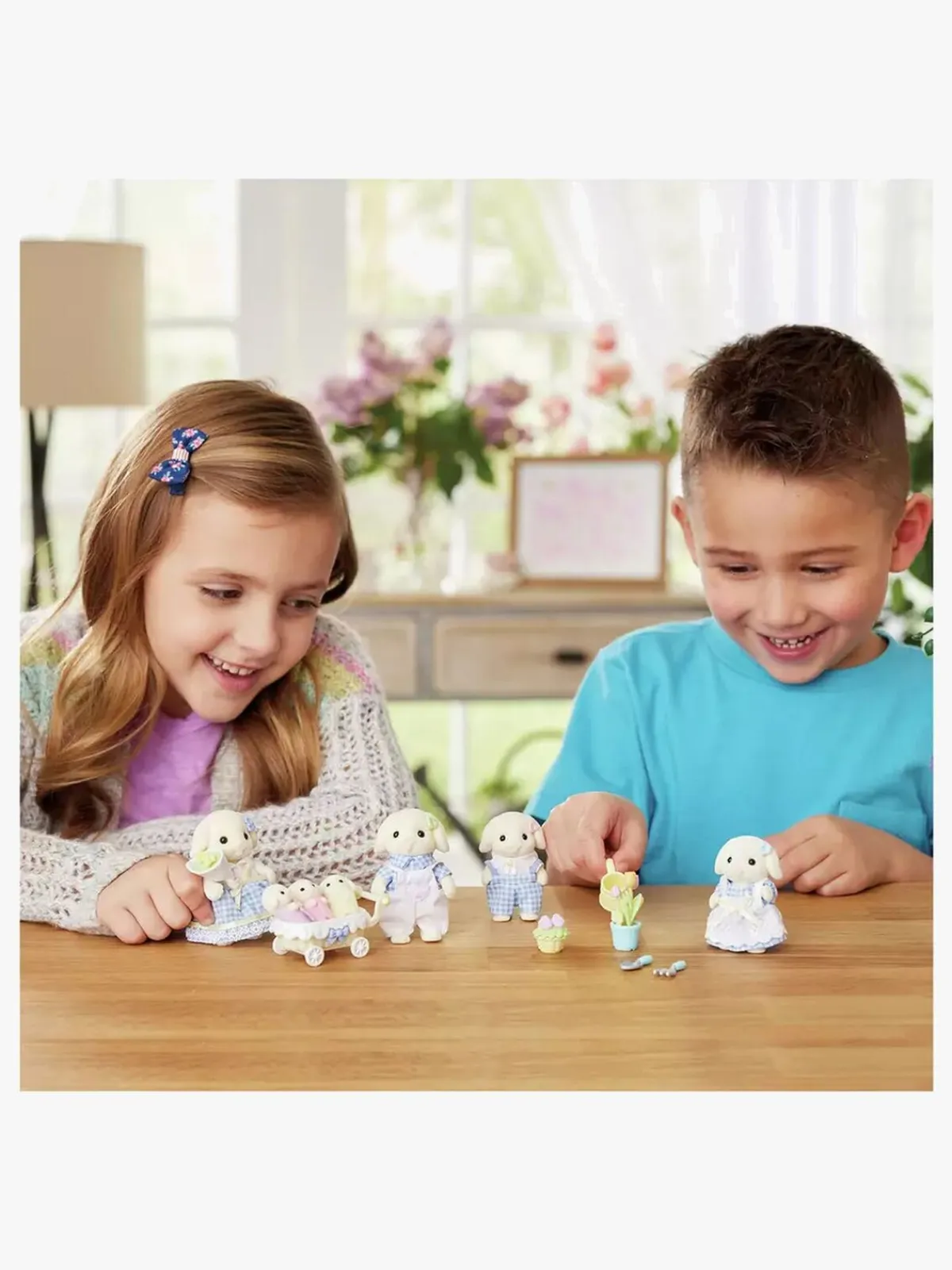 Dukker & Bamser|SylvanianFamilies Sylvanian Families Figursæt Familien Kanin Flora Flerfarvet