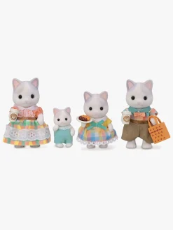 SylvanianFamilies Dukker & Bamser-Sylvanian Families Figursæt Familien Lattekat