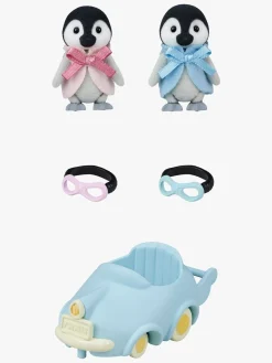 SylvanianFamilies Dukker & Bamser-Sylvanian Families Figursæt Penguin Babies Ride ‘n Play