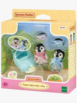 SylvanianFamilies Dukker & Bamser-Sylvanian Families Figursæt Penguin Babies Ride ‘n Play
