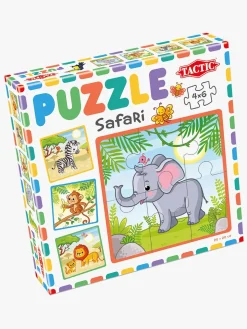 Spil & Puslespil|Tactic Puslespil Mit Første Puslespil Safari, 4x6 Brikker
