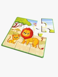 Spil & Puslespil|Tactic Puslespil Mit Første Puslespil Safari, 4x6 Brikker