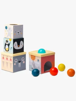 TAFToys Trælegetøj|Babylegetøj-TAF Toys Puttekasse Boldtårn