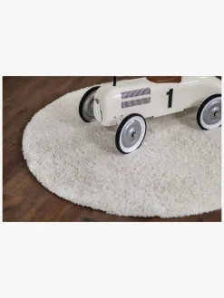 Gulvtæpper|Teddy Gulvtæppe Rund 160, t Hvid