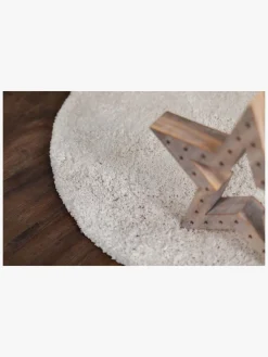 Gulvtæpper|Teddy Gulvtæppe Rund 160, t Hvid