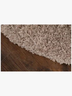 Gulvtæpper|Teddy Gulvtæppe Rund 120, Linne Grå