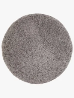 Gulvtæpper|Teddy Gulvtæppe Rund 160, Silver Grå