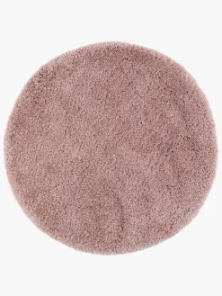 Gulvtæpper|Teddy Gulvtæppe Rundt 160, Dusty Pink Lyserød