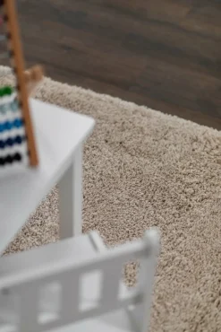 Gulvtæpper|Teddy Gulvtæppe 133x190, Creme Hvid