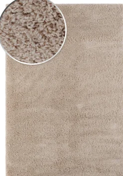 Gulvtæpper|Teddy Gulvtæppe 133x190, Creme Hvid