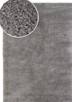 Børn Teddy Gulvtæpper-Gulvtæppe 133x190, Silver