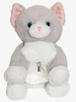 Teddykompaniet Dukker & Bamser-Bamse Katten Tuva med Kattekilling