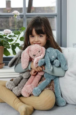 Dukker & Bamser|Teddykompaniet Bamse Vaffel Vera 40 Cm, Grå