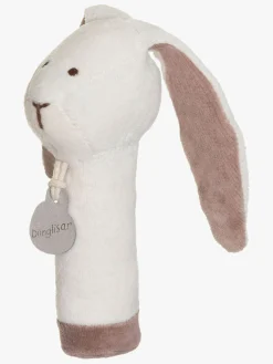 Babylegetøj|Teddykompaniet Diinglisar  Kanin Rangle, White