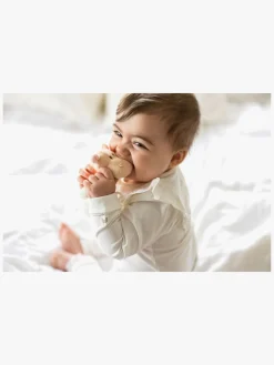 Babylegetøj|Teddykompaniet Diinglisar  Flodhest Rangle, Abrikos