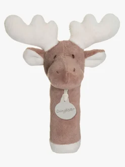Babylegetøj|Teddykompaniet Diinglisar  Elg Rangle, Brown