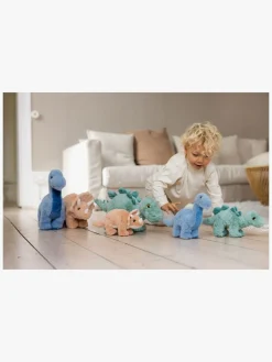 Dukker & Bamser|Teddykompaniet Dino Triceratops Bamse Stor, Abrikos