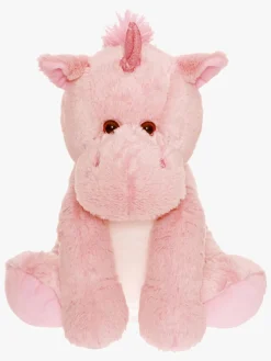 Dukker & Bamser|Teddykompaniet Enhjørning Bamse L Lyserød