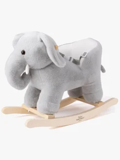 Gyngeheste & -Dyr|Teddykompaniet Gyngedyr Elefant Baby Grå