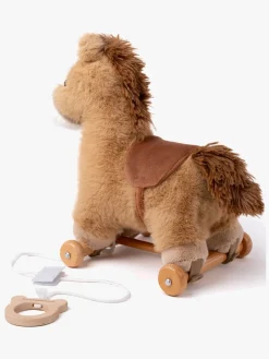 Teddykompaniet Babylegetøj-Trækdyr Hest