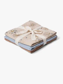 Thatsmine Stofbleer, Nusseklude & Babytæpper-That's Mine Bora Tæppe/ Stofble i Musselin 3-pak, Million Stars