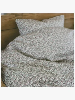 Sengetøj|Thatsmine That's Mine Levi Sengesæt Tremmeseng 70x100, Bouquet Rouge Grøn/Rød/Hvid