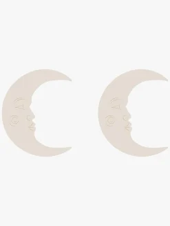 Børn Thatsmine Interiør-That's Mine Shane  Wooden Knager 2-Pak Måne