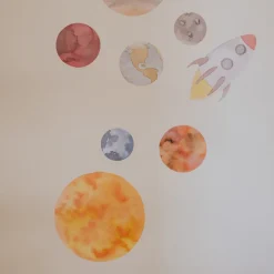 Interiør|Thatsmine That's Mine Vægstickere Solar System